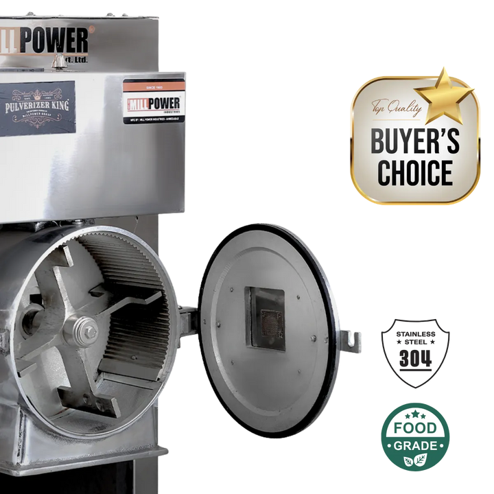 atta chakki flour mill machine front