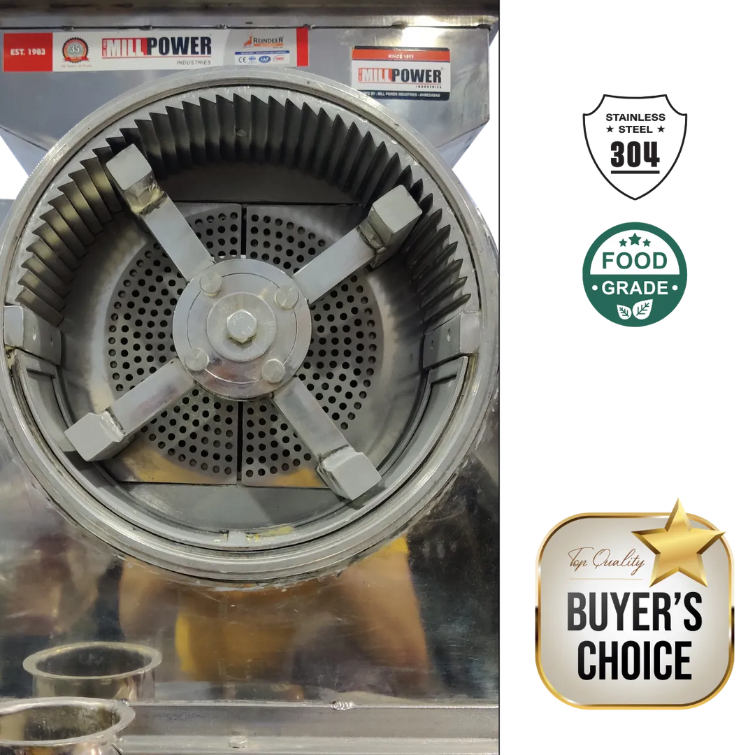 atta flour machine SS304 chamber