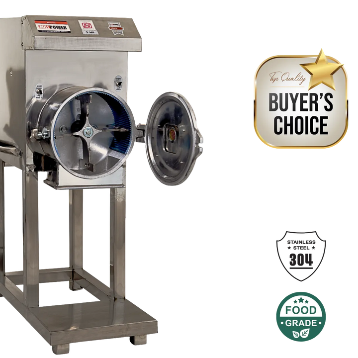 atta flour mill machine front