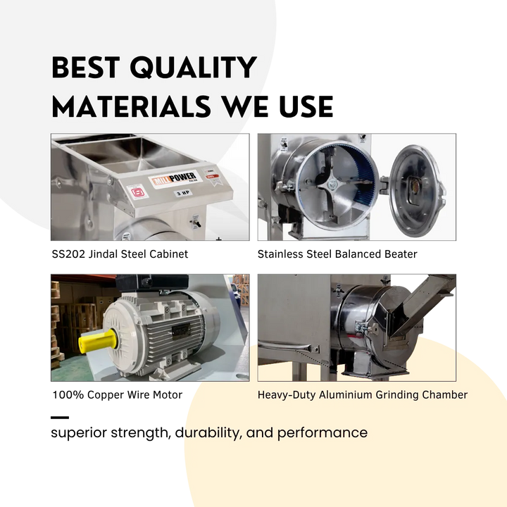 atta flour mill machine quality