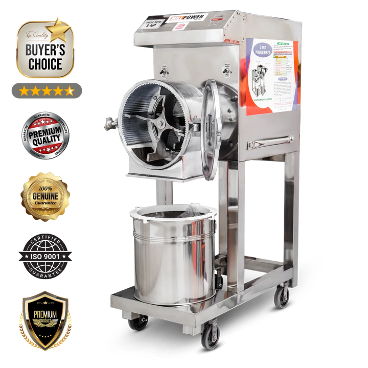 flour machine side