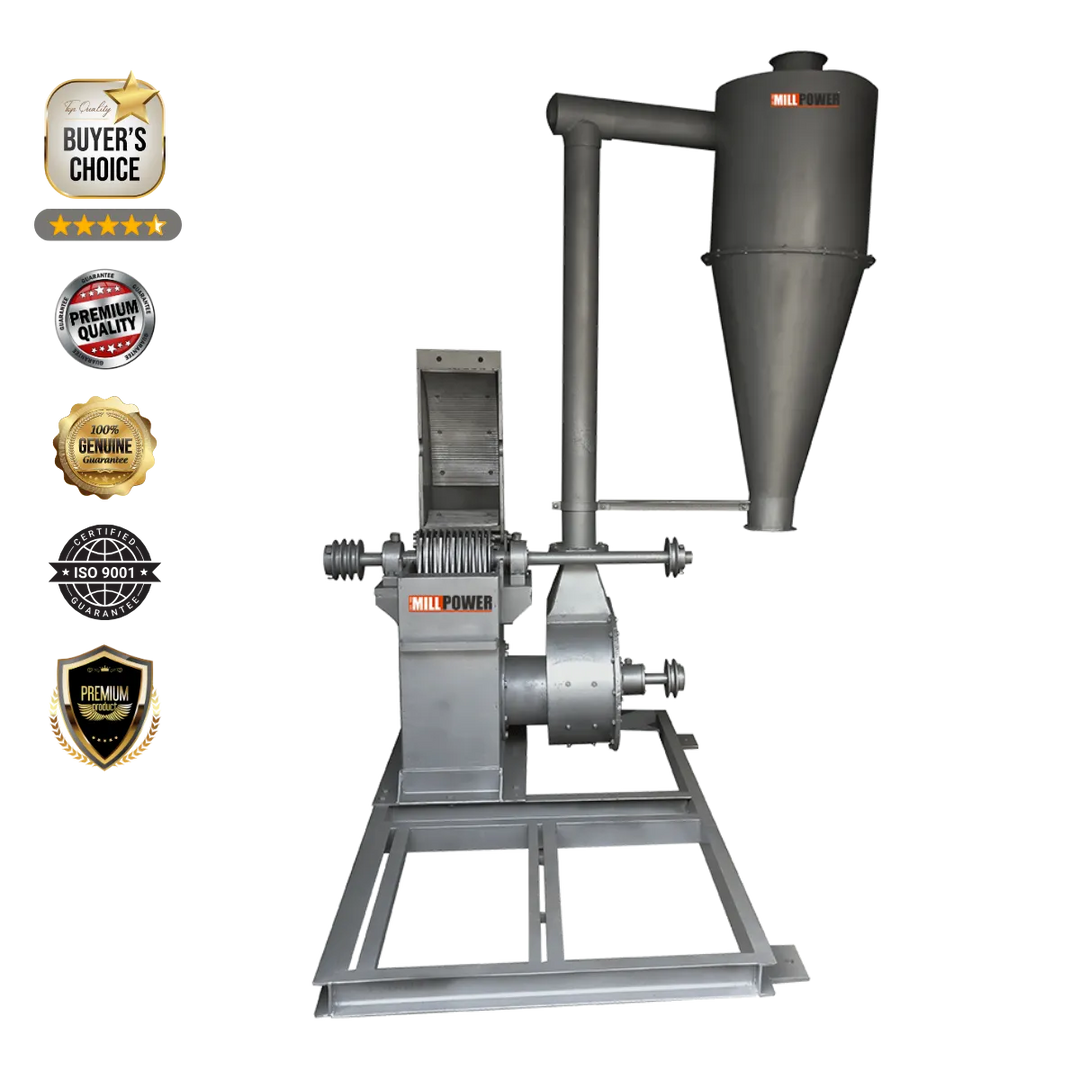 industrial pulverizer machine front view