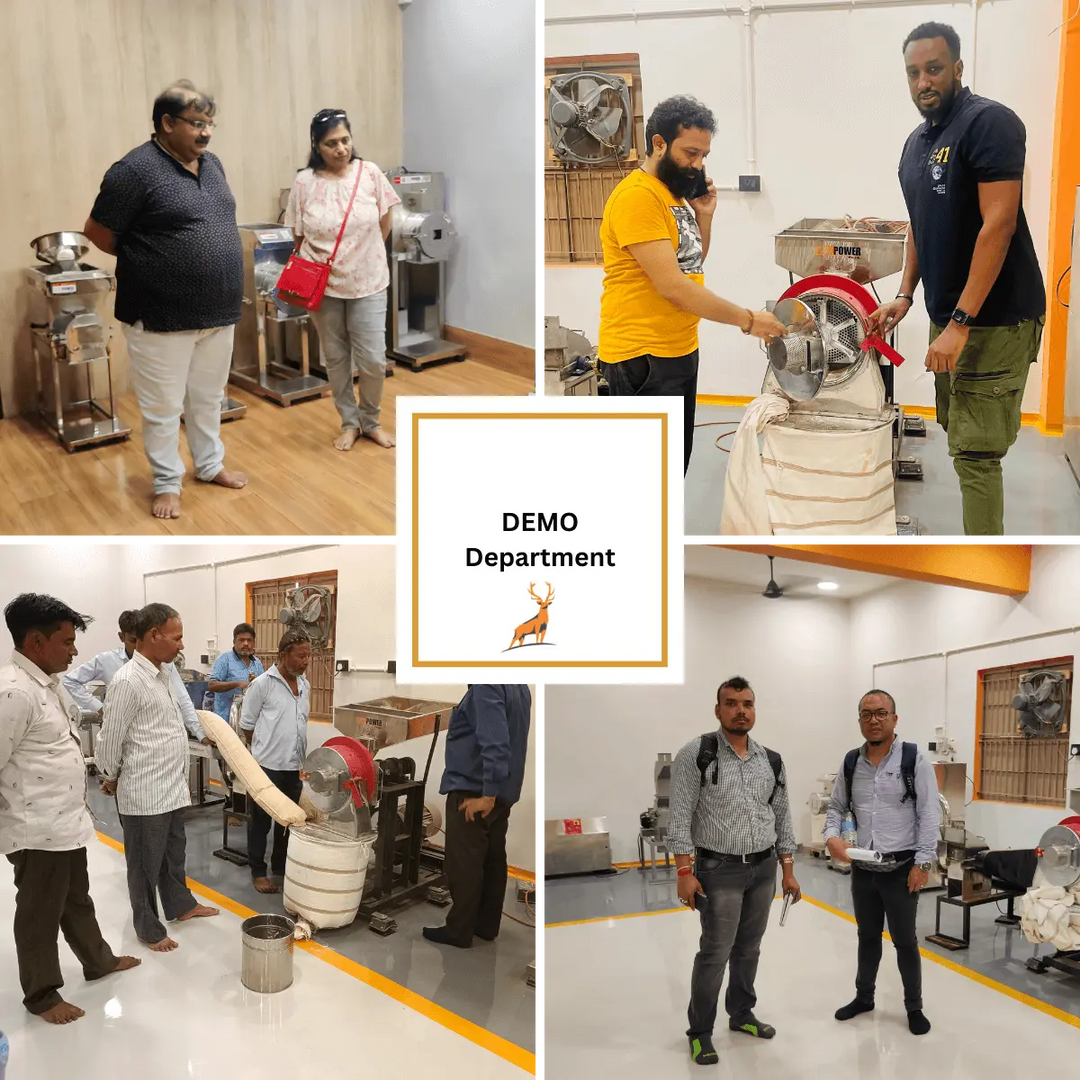 Mill Power demo department with live demo & Customer Visit